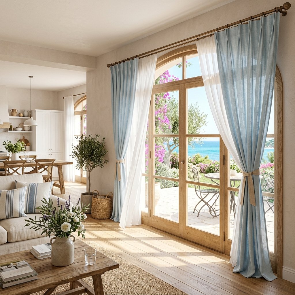 Sky and Breeze Curtain Styling